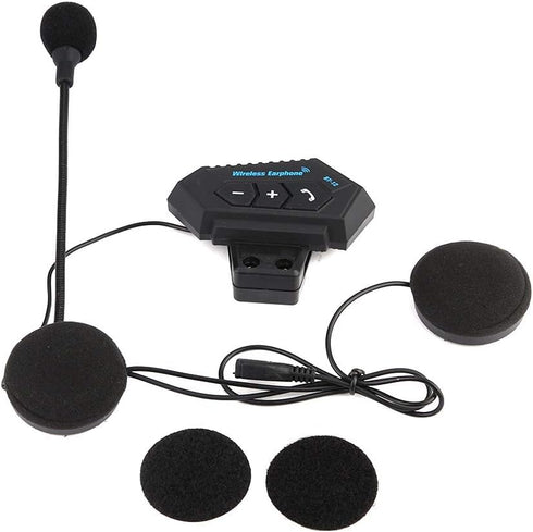 Fydun Bluetooth Motorcycle Headset, 1 Pair Bluetooth Helmet Headphone Speakers for Hands-Free Calling
