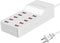 USB Charger Station, 10-Port 50W/10A Multiple USB Charging Station for Smartphones, Tablets, and Other USB Devices