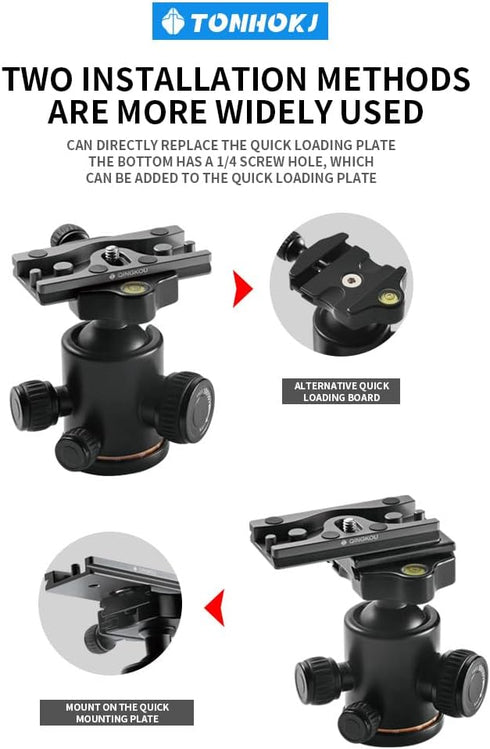 TONHOKJ Camera Cable Clamp Quick Release Plate, Aluminum DSLR Tethered Shooting Cable Lock Clip, HDMI USB Data Port