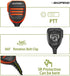 BAOFENG BF-F8HP Waterproof Dual PTT Handheld Microphone Speaker, Upgrade of Original BF Mic for GMRS Ham Radio