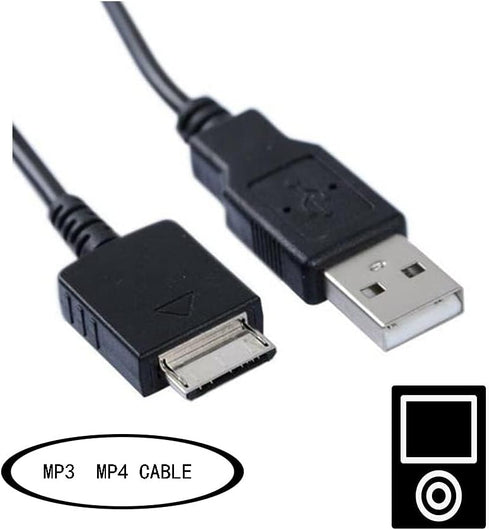 GuangMaoBo 2IN1 USB Sync Data Charger Cable for Sony Walkman MP3 Player Models