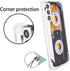 Case for Galaxy S21 5G, Shockproof Scratchproof TPU Soft Bumper Retro Music Cassette Tape Case for Samsung Galaxy S21 5G