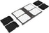 4 Slots Ultra-Thin SD Card Holder Case, Lightweight Portable Organizer for SD, SDHC, SDXC Memory Cards