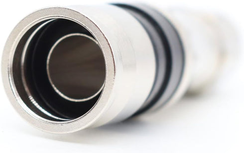 (5PACK) F Type RG11 Cable Adapter Compression Coax Connectors with Push-up Pin for RG11 Wire