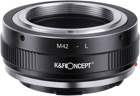 K&F Concept M42-L Lens Mount Adapter, Manual Focus for M42 Lens to L Mount Camera Body