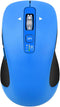 CITLLA Wireless Bluetooth Mouse (USB + BT1 + BT2), Full Size, 4-Way Scrolling,