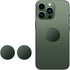 Metal Ring Plate for Phone Mount, Compatible with Magnetic Mounts, 1.26" Frosted Round, Green (2 Pack)