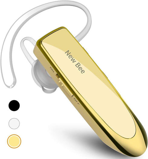 New bee Bluetooth Earpiece V5.0 Wireless Handsfree Headset with Microphone for iPhone Android