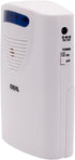 Ideal Security SK664 Wireless Chime 6 Different Sounds, LED Alert, Battery Powered, Works with All SK6 Sensors, White