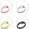 Transparent Cell Phone Ring Stand Holder - Finger Grip Loop in Black, Silver, Gold, Rose Gold (Round)