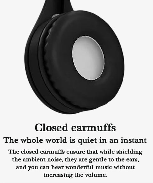 Upgraded Hybrid Noise Cancelling Headphones with Transparent Modes Wireless Bluetooth with Mic, Deep Bass,Soft-Earpads,Fast Charging Black