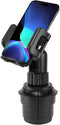 Cellet Car Phone Holder Mount, Cup Phone Holder for Apple iPhones, Samsung Galaxy, Motorola Moto Google Pixel (Fits