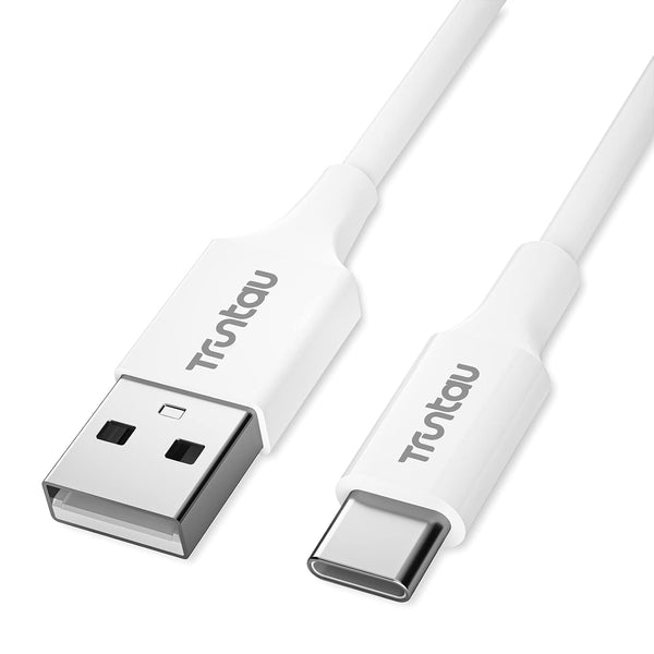 USB A to USB C Cable, Type C Charger Cord 6 ft, Charging Data Sync USB C Charger Cable for Samsung S10, iPhone 15