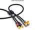 Cable Pants, Speaker Wire Pants Y Bootr ( 8MM-2x 3.5MM) for Dressing Up/Protecting Your Speaker Cables