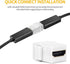 HDMI Keystone Jack 4K, 20 Pack HDMI Keystone Insert Female to Female Coupler Video Adapter (White)