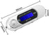UCCKEYI 1PC 2.0 MP3 32GB 20 USB Digital Music Player Portable LCD Screen Support TF Card and FM Radio,Use Hours,Silver