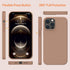Miracase Liquid Silicone Case for iPhone 12 Pro Max, Shockproof Drop Protection Phone Case with Soft Anti-Scratch Lining