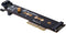 SilverStone Technology ECM28 1U Low Profile PCIe x4 to M.2 NVMe & M.2 SATA Adapter Card, SST-ECM28