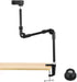 QWORK 25" Webcam Stand Camera Mount with Phone Holder, Gooseneck Camera Stand Desk