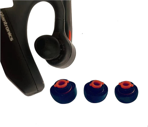 Zotech 3 Pcs Memory Foam Eartips - Replacement Ear Tips for Plantronics Voyager 5200 & Legend Headset