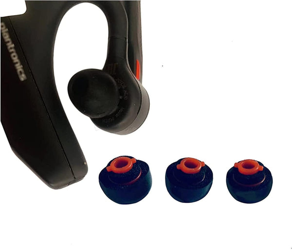 Zotech 3 Pcs Memory Foam Eartips - Replacement Ear Tips for Plantronics Voyager 5200 & Legend Headset