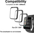 Compatible with RUIMEN D1 1.85” Smart Watch, 3D Screen Protectors, full coverage, Anti-shatter, 3-PACK