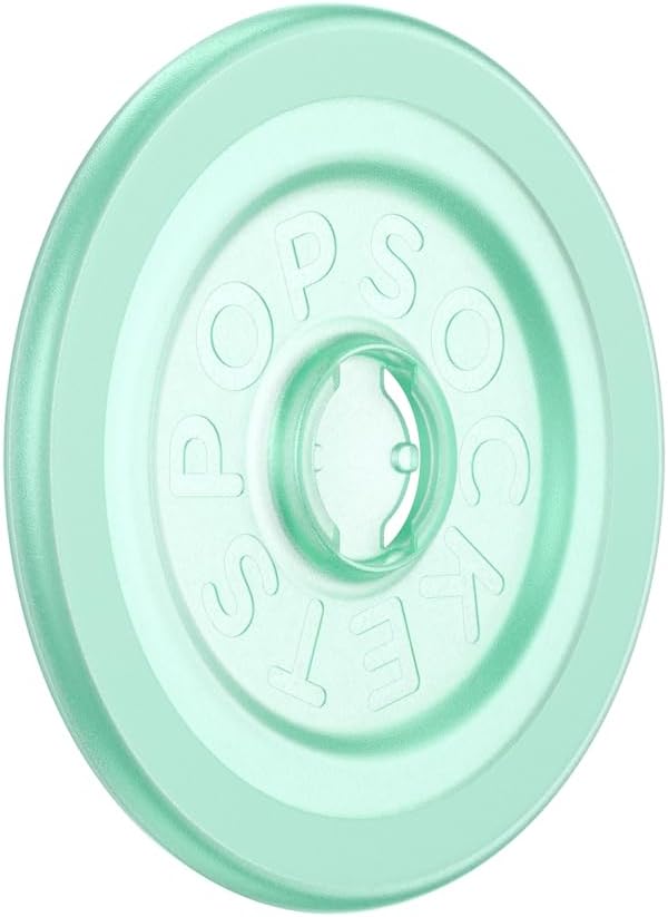 PopSockets Round Magnetic Base Only, Compatible with Tops, Light Blue - Pool