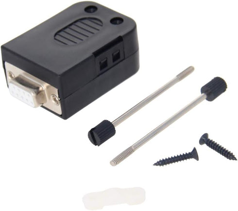 Fielect D-sub DB9 Breakout Board Connector with Case, 9 Pin Female Port Adapter