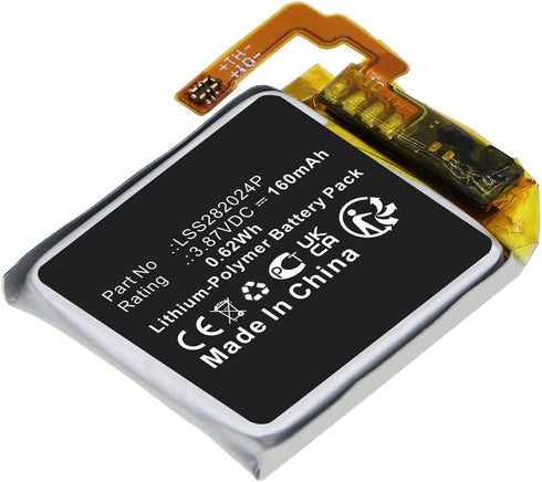 160mAh LSS282024P Battery Replacement, Compatible with Fitbit Versa 4 Fitness Smartwatch FB523