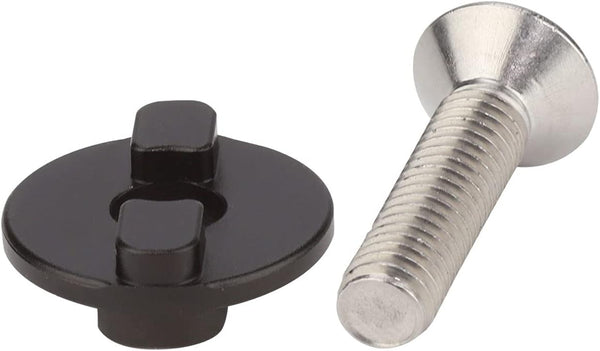 Leftfoto Adapter Converter for Manfrotto RC2 to Arca Swiss Tripod Head, Female Male Clamp Replacement for 484, 486,