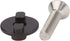 Leftfoto Adapter Converter for Manfrotto RC2 to Arca Swiss Tripod Head, Female Male Clamp Replacement for 484, 486,