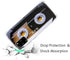 FAteam Case for Galaxy S20 Plus, Retro Music Cassette Tape Design, Reinforced Corners, TPU Soft Bumper