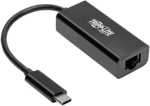 Tripp Lite USB C to Gigabit Ethernet Adapter, USB Type C to Gbe Thunderbolt 3 Compatible