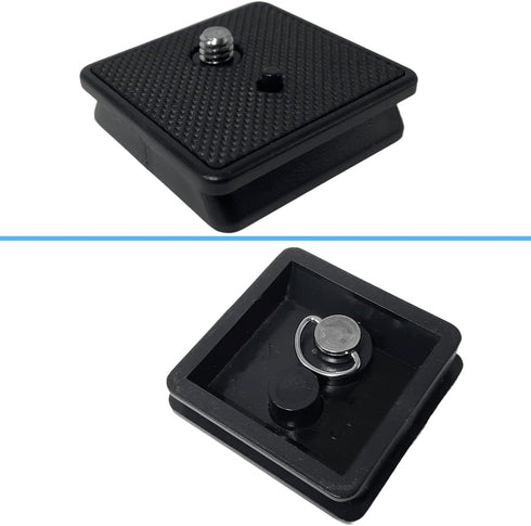 IOUALEY 2 Pack 41mm 1 5/8 Tripod Quick Release Plate Camera Mounting Adapter, QR Plate Camera Tripod Ball Head Parts