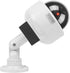 Solar Powered Dummy Fake CCTV Security Dome Camera with Flashing Red LED Light & Warning Security Alert Sticker Decal, Indoor/Outdoor Use