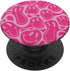 Aesthetic Trippy Pink Liquid Swirl Dripping Smile Face PopSockets Standard PopGrip