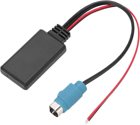 Acouto Car Bluetooth 5.0 Radio AUX in ABS Adapter Audio Cable Replacement for Alpine KCE 236B CDE9885 9887