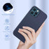 Miracase Liquid Silicone Case for iPhone 12 Pro Max, Navy Blue, Shockproof Drop Protection with Soft Anti-Scratch Lining