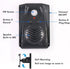 Infrared Motion Sensor Activated Sound Speaker Built with Microphone Recordable Voice for Shop Sale, Garage Door Alert, Greeting Visitor Door Chime, Security Reminder(Black)