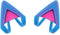 Glow in Dark Silicone Cat Kitty Ears, Lovely Fluorescent Cat Ears for Bose/Razer/HyperX/Corsair/SteelSeries