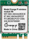 5 Plus WiFi 6 Module Wireless Card, 1201Mbps PCIe Wi-Fi6+BT5.2, Wireless Module R6 for Orange Pi 5 Plus Single Board