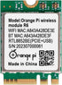 5 Plus WiFi 6 Module Wireless Card, 1201Mbps PCIe Wi-Fi6+BT5.2, Wireless Module R6 for Orange Pi 5 Plus Single Board