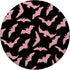 Retro Spooky Creepy Witch Bats Gothic Goth Black Pink PopSockets Standard PopGrip
