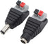 DC Power Connector Plug, 10 Pairs Male and Female 5.5mm x 2.1mm Power Jack Adapter for CCTV Camera