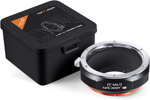 K&F Concept Lens Adapter for Canon EOS (EF/EF-S) D/SLR Lens to Micro Four Thirds Mount Mirrorless Camera