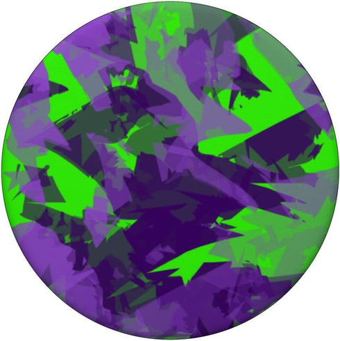 PopSockets Standard PopGrip: Cute Purple Blue Lime Green Art for Women and Girls