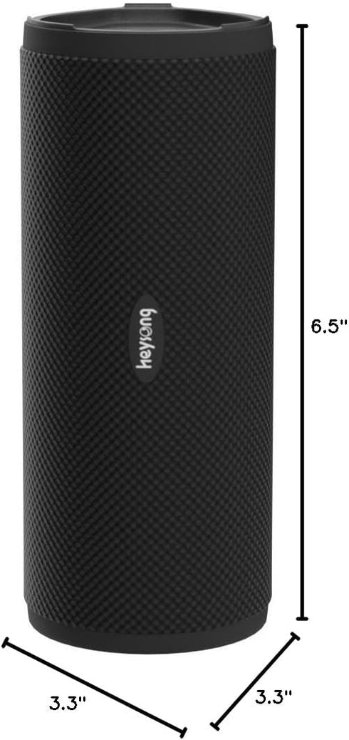 HEYSONG Portable Bluetooth Speaker, IPX7 Waterproof Outdoor Speaker with 40H Playtime for Beach and Camping