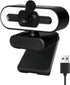 Yoidesu Webcam for PC, 1080P HD Webcam with Adjustable Ring Light and Microphone,