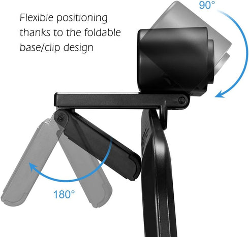 Hengway 1080P terminal,110 Webcam with Stereo Microphone and Privacy cover , FULL HD by USB Wide-Angle