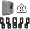 Speaker Wall Mount Brackets - Slim Satellite Design, Heavy Duty for Bose & Most Brands, 5 Pack, Black